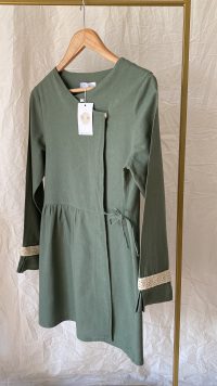 Keten Bağcıklı Kimono
