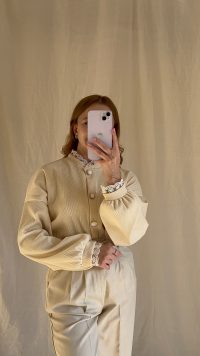 Gün Kurusu Hırka Vanilya - Görsel 3