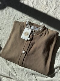 Gün Kurusu Hırka Sütlü Kahve - Görsel 2