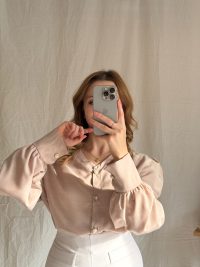 Keten V Yaka Gömlek